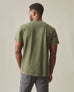 Men's Vintage Crew Tee - Mineral Wash Deep Olive